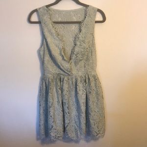 Mint Green formal Mini Dress